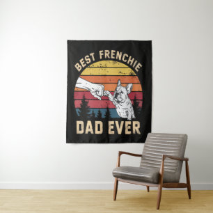 Tapete De Parede Melhor Pai Frenchie Retro de Todos os Tempos