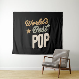 Tapete De Parede Melhor Pop do Mundo - Presentes do Pai e do Avô