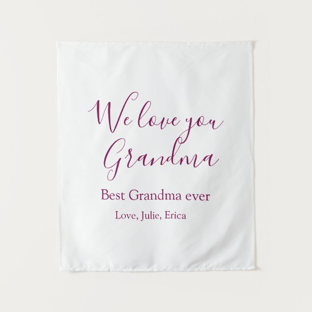 Tapete De Parede melhor vovó de vovô dama de foto clássico (Frente)