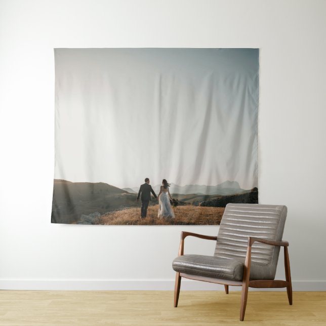 Tapete De Parede Memória de Foto de Casamento Presente para Recém-C (In Situ (Horizontal))