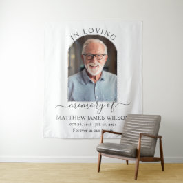 Tapete De Parede Memorial Fúnebre Minimalista Foto de Memória Afetu