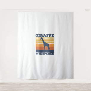 Tapete De Parede Men Giraffe Whisperer Retro African Animal Vintage