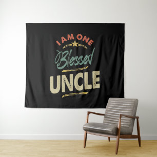 Tapete De Parede Mens Eu Sou Um Tio-Presente Abençoado