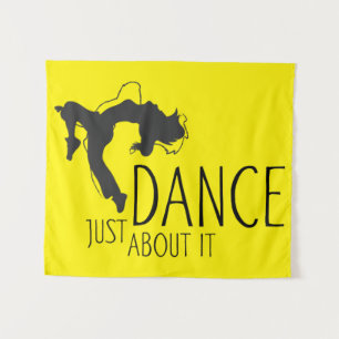 Tapete De Parede Mensagem Engraçada - Apenas Dance Sobre Isso 1
