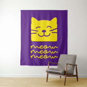 Tapete De Parede Meow Meow