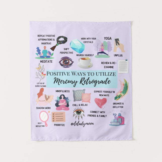 Tapete De Parede Mercury Retrograde (Frente)