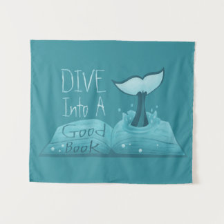 Tapete De Parede Mergulhe num Bom Livro