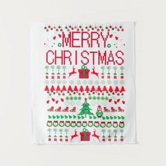 Tapete De Parede Merry Christmas "Ugly Sweater" design