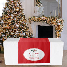 Mesa de Buffet da Festa de Natal Familiar