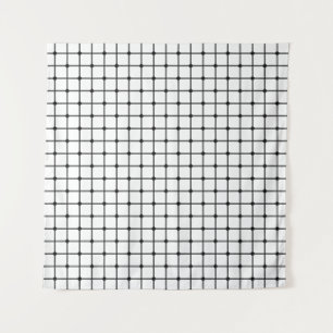 Tapete De Parede Mesh pattern monochrome geometric