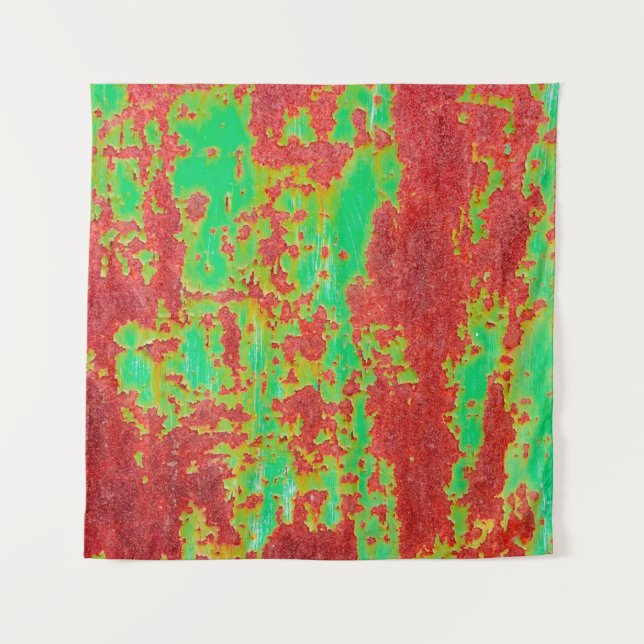 Tapete De Parede Metal texture with scratches and cracks effect, ab (Frente)