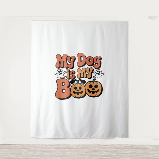 Tapete De Parede Meu Cachorro É Meu Bô, Professora, Engraçado Cacho (Frente)