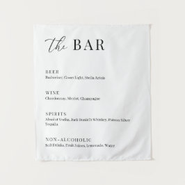 Tapete De Parede Modern Elegant Wedding The Bar Menu