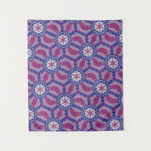 Tapete De Parede MODERN Mandala COLOR PRETO - TAPESTRIA DE ROSA