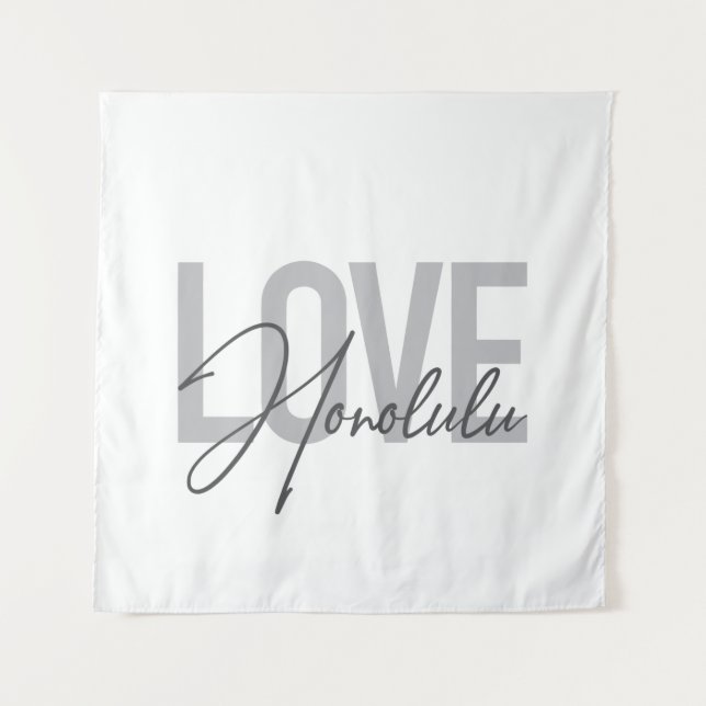 Tapete De Parede Moderno, simples, legal design Honolulu (Frente)