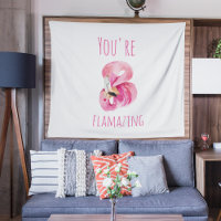 Moderno Você É Flagrante Beleza Rosa Flamingo