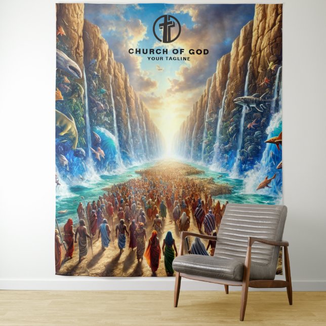 Tapete De Parede Moisés Parting the Seas (In Situ)