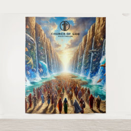 Tapete De Parede Moisés Parting the Seas