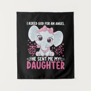 Tapete De Parede Mom Art He Sent Me Elephant Daughter