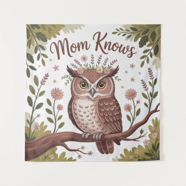 Tapete De Parede Mom Knows (Frente)