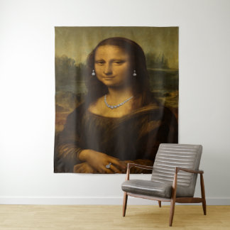 Tapete De Parede Mona Lisa em Diamantes