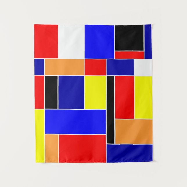 Tapete De Parede Mondrian #48 Pequeno (Frente)