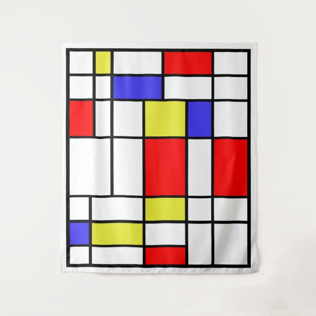 Tapete De Parede Mondrian #58 Grande (Frente)