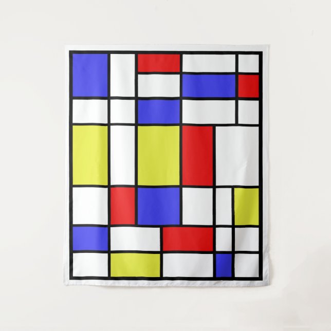 Tapete De Parede Mondrian #59 grande (Frente)