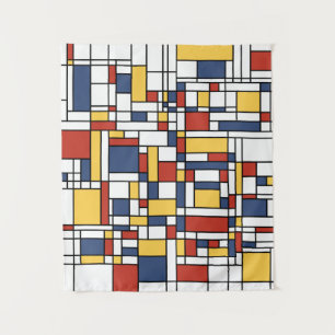 Tapete De Parede Mondrian De Stijl Pattern