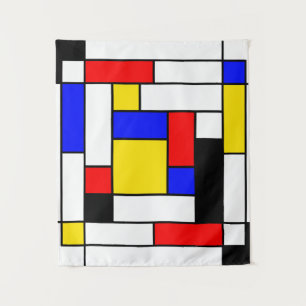 Tapete De Parede Mondrian Geométrico Art 2