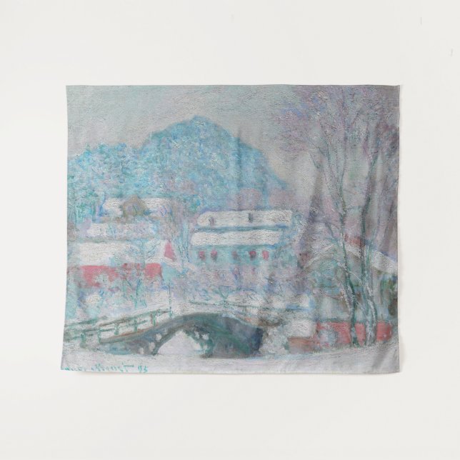 Tapete De Parede Monet - Noruega, Sandviken Village na neve (Frente (Horizontal))