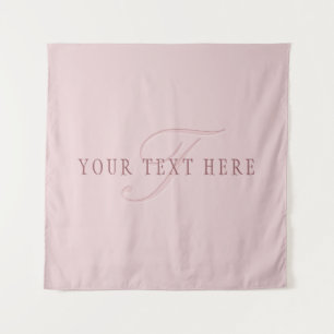 Tapete De Parede Monograma com Aparência Elegante Dourado Rosa