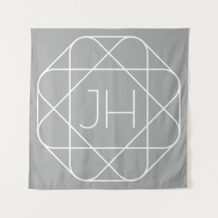Tapete De Parede Monograma Legal, Estilo de Logotipo Hip Vibe   Cin