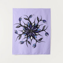 Monstros E Dentes De Mandala Floral Gótica