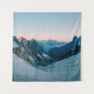 TAPETE DE PAREDE MONTANHA COBERTA NA NEVE