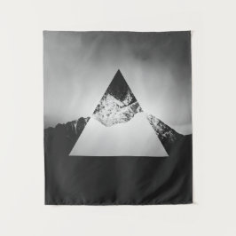 Tapete De Parede Montanha geométrica espelhada em triângulo