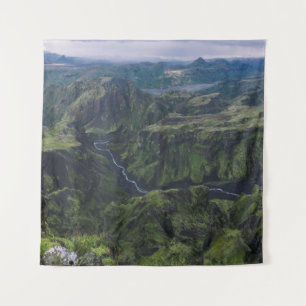 TAPETE DE PAREDE MONTANHA VERDE
