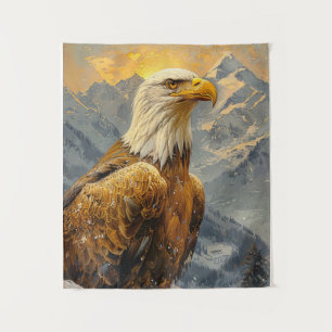 Tapete De Parede Montanhas de Aquarelas da Águia Balda