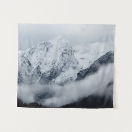 Tapete De Parede Montanhas, nuvens e nevoeiro