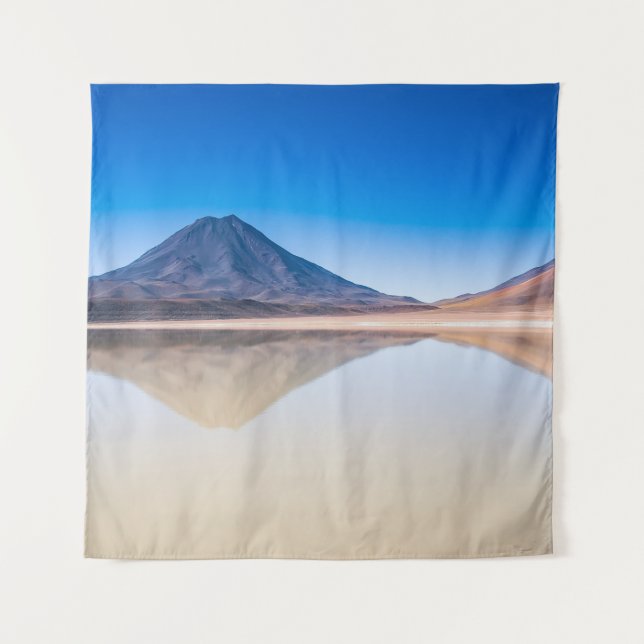 TAPETE DE PAREDE MONTANHAS REFLETIDAS NA ÁGUA (Frente)