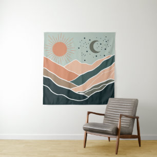 Tapete De Parede Montanhas Sun e Moon