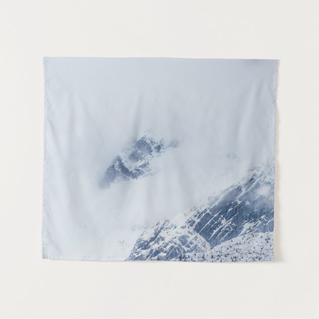 Tapete De Parede Montanhas turvas (Frente (Horizontal))