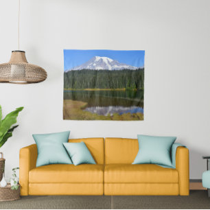 Tapete De Parede Monte Rainier e Refletite Lake Photo