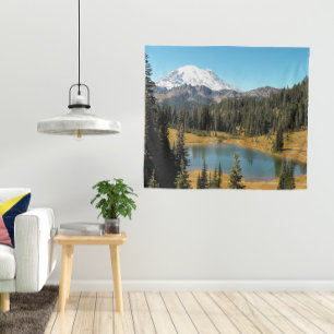 Tapete De Parede Monte Rainier e Tipsoo Lake Photo
