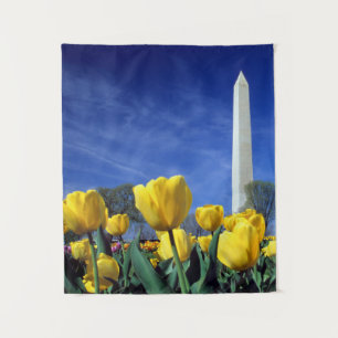 Tapete De Parede Monumentos Monumento a Washington em Primavera