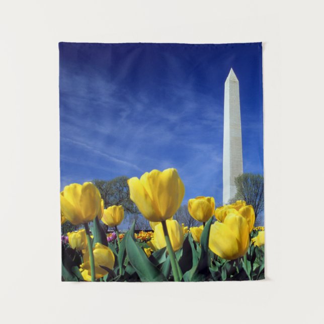 Tapete De Parede Monumentos | Monumento a Washington em Primavera (Frente)