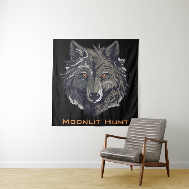 Tapete De Parede Moonlit Hunt (In Situ)