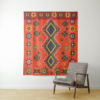 Tapete De Parede Moroccan Harmony in Orange