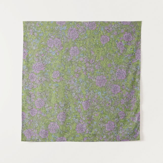 Tapete De Parede Mosaico Flor A (Frente)