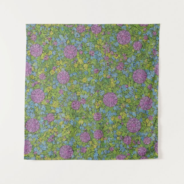 Tapete De Parede Mosaico Flor B (Frente)